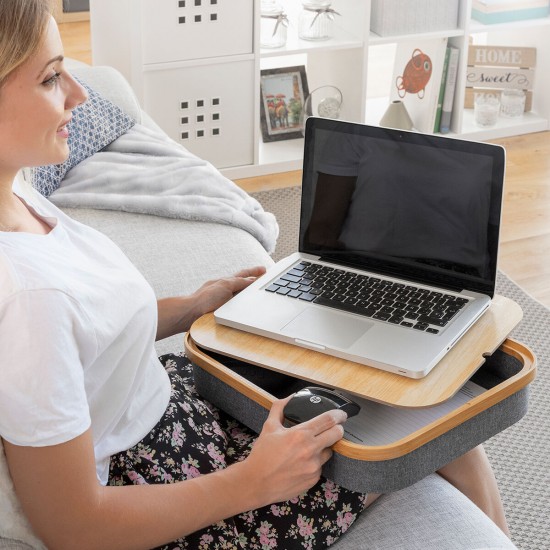 Portable Laptop Desk with Storage Tray Larage InnovaGoods