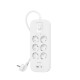 Power Socket - 6 Sockets with Switch Belkin Connect SRB002VF2M White (2 m)