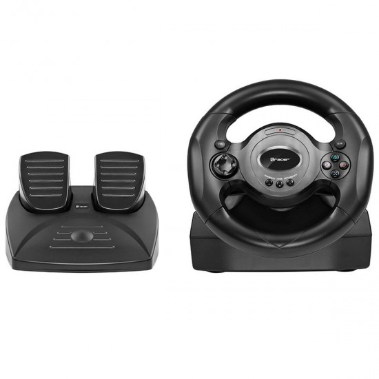 Racing Steering Wheel Tracer Rayder 4 in 1 Pedals Black Microsoft Xbox One Sony PlayStation 4 PC PlayStation 3