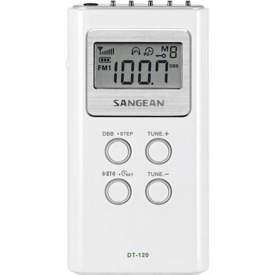 Radio Sangean DT120W BLANCO White