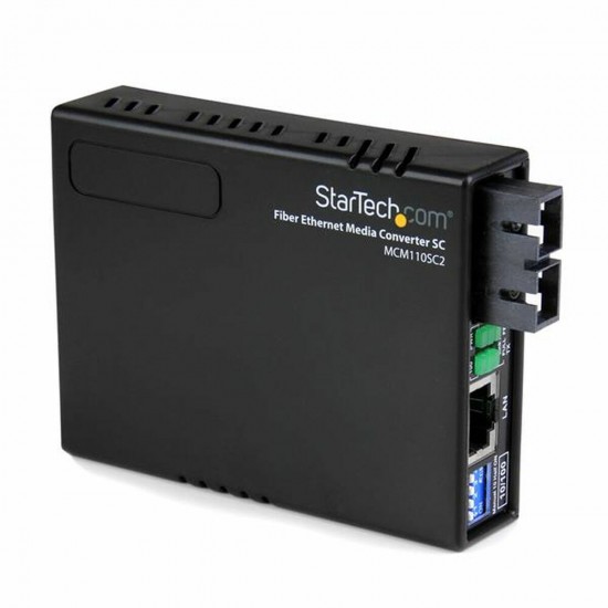 RJ45 to Fiber Optics Converter Startech MCM110SC2EU