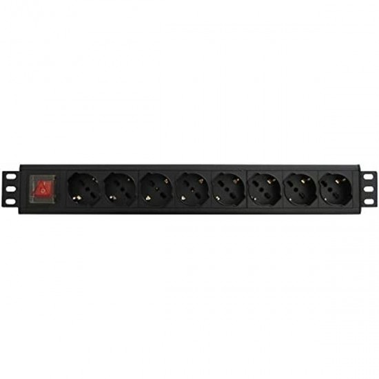 Schuko 8 Way Multi-socket Adapter WP WPN-PDU-G01-08 Black