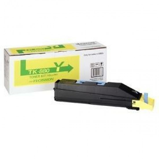 Toner Kyocera TK-880Y Yellow Toner Kyocera TK-880Y Yellow