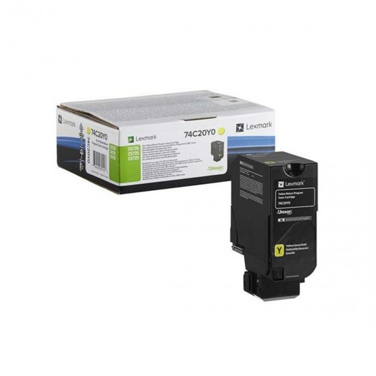 Toner Lexmark 74C20Y0 Yellow