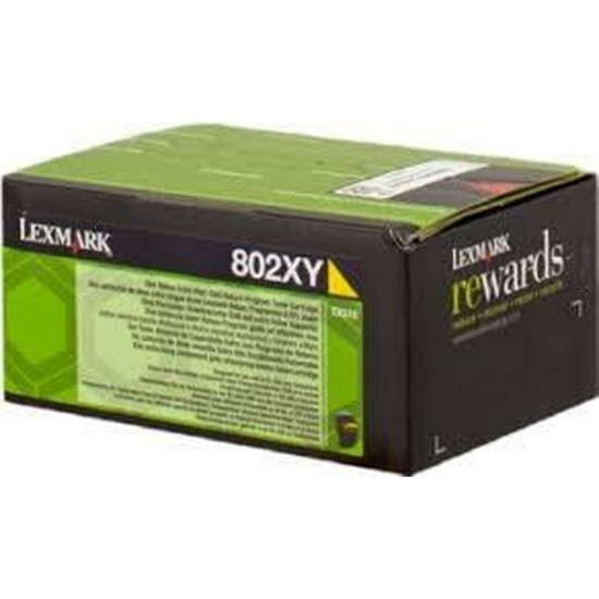 Toner Lexmark 802XY Yellow