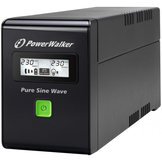 Uninterruptible Power Supply System Interactive UPS Power Walker VI 800 SW FR 480 W