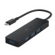 USB Hub Aukey CBC64 Black