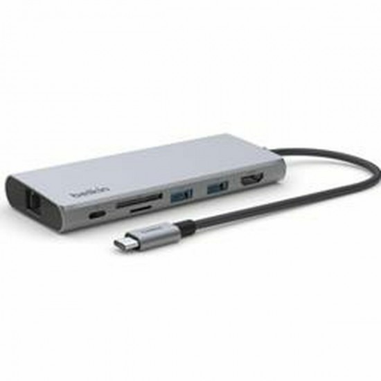 USB Hub Belkin INC009BTSGY Silver (1 Unit)