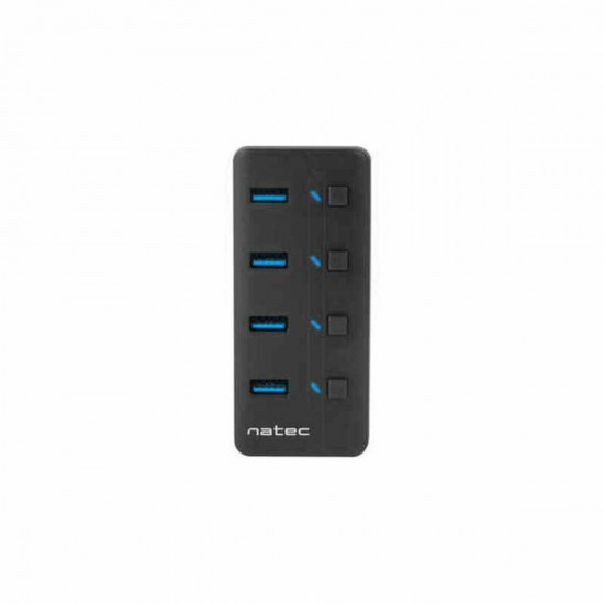 USB Hub Natec MANTIS Black (1 Unit)