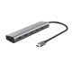 USB Hub Trust 25136 100 W Silver (1 Unit)