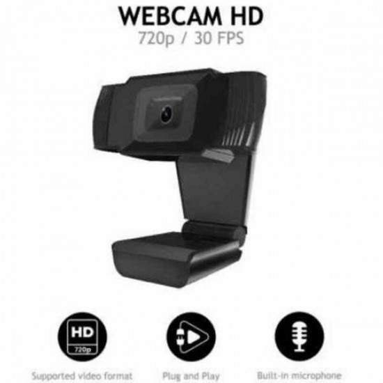 Webcam Nilox NXWC02 HD 720P Full HD Black