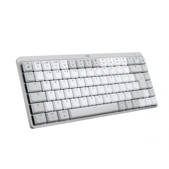 Wireless Keyboard Logitech MX Mini Mechanical for Mac White White/Grey Qwerty US (1 Unit)