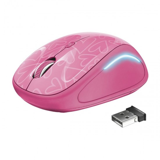 Wireless Mouse Trust Yvi FX Pink